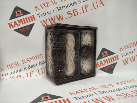 Кут керамічний «Калуський»                                 , КАХЕЛЬ. ПЕЧІ. КАМІНИ, м.Івано-Франківськ